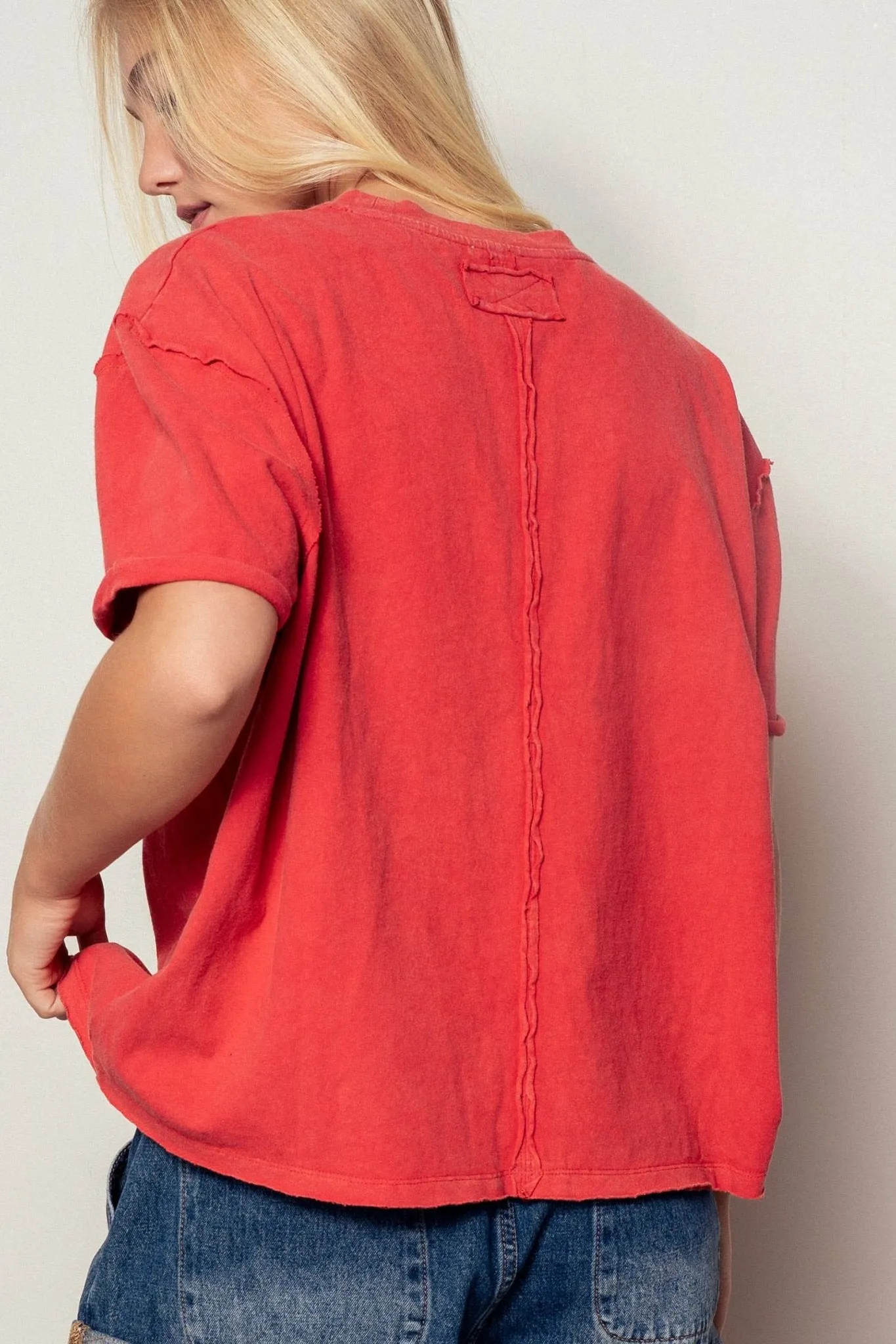 Rori Boxy Oversized Tee sold by Ascot + Hart product image thumbnail 2