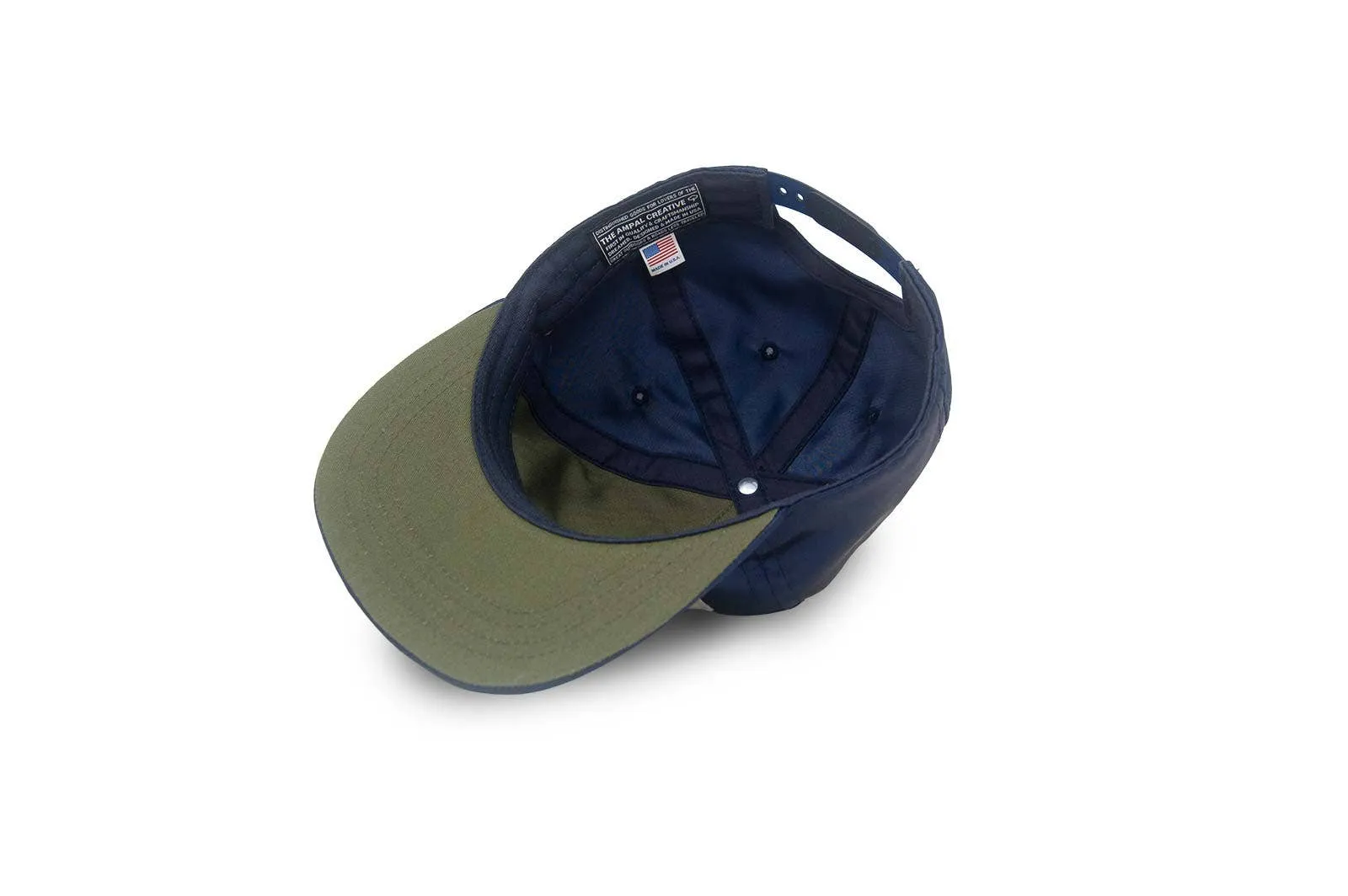 Good Luck Satin Snapback - Navy sold by Ascot + Hart product image thumbnail 3