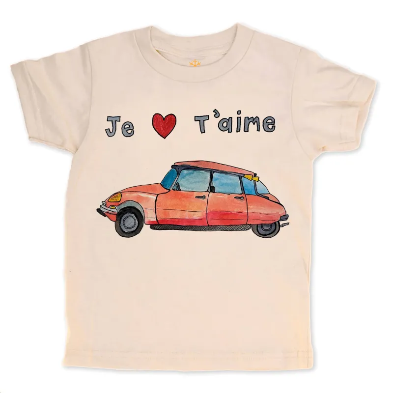Je T'aime Tee made by Ascot + Hart