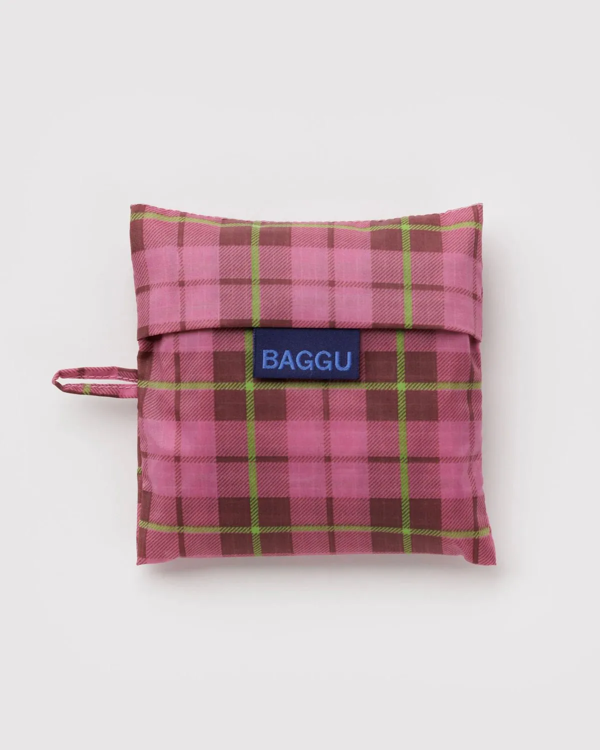 Standard Baggu - Azalea Pink Tartan sold by Ascot + Hart product image thumbnail 3