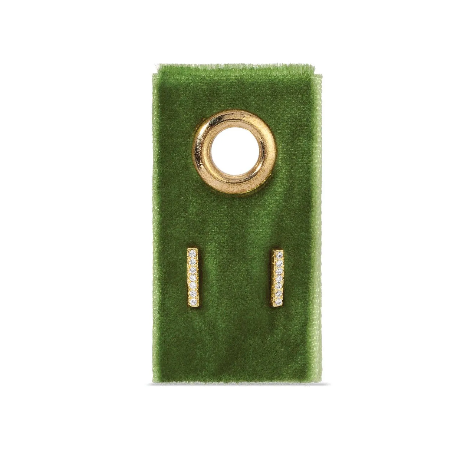 Pavé Bar Studs sold by Ascot + Hart product image thumbnail 2