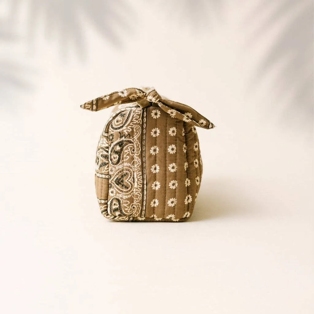 Small Olive Bandana Pouch sold by Ascot + Hart product image thumbnail 5