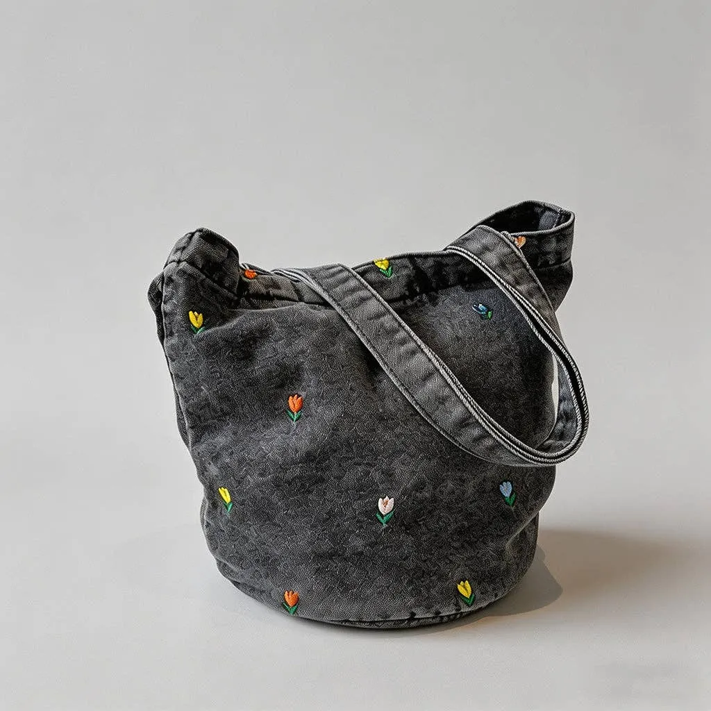 Chloe Floral Shoulder Bag sold by Ascot + Hart