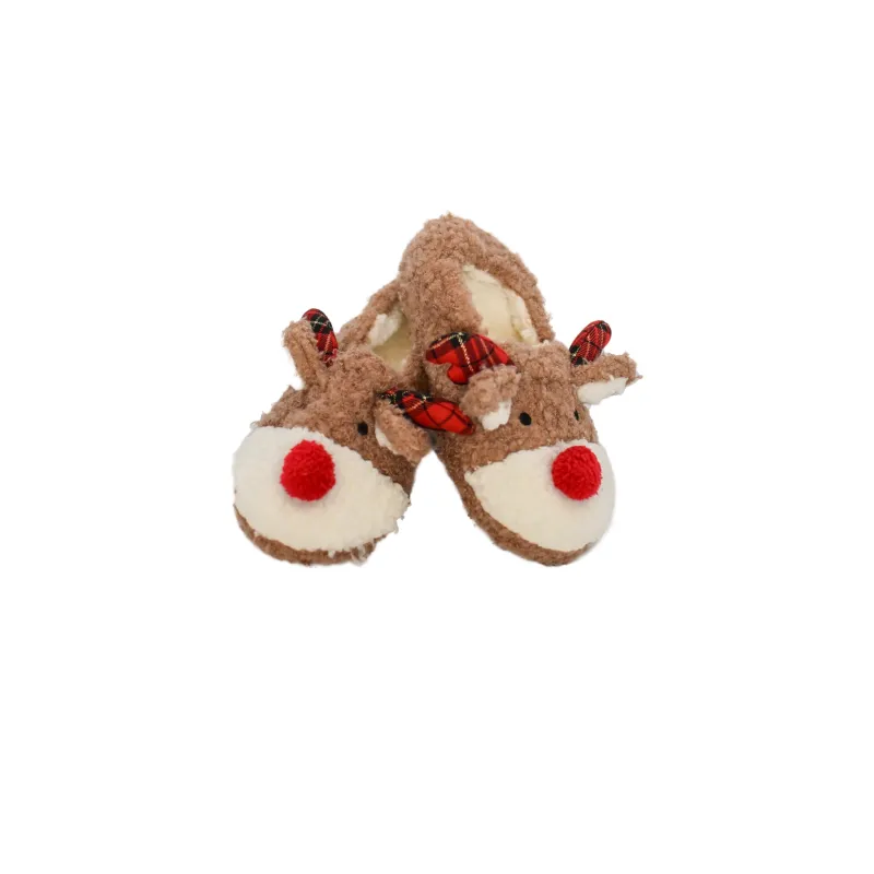 Reindeer Christmas Slippers sold by Cozy Ups