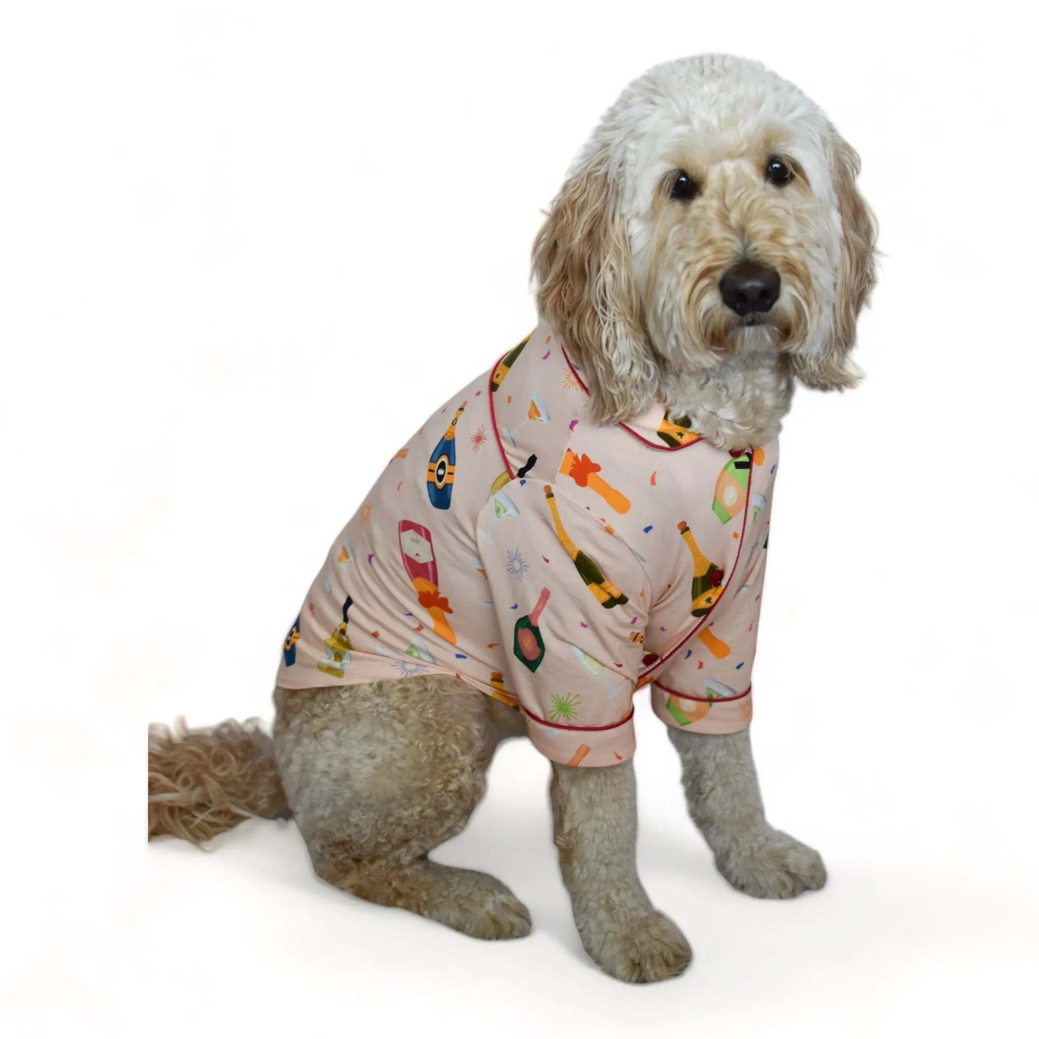Bailey Celebration Pet Pajamas sold by Cozy Ups