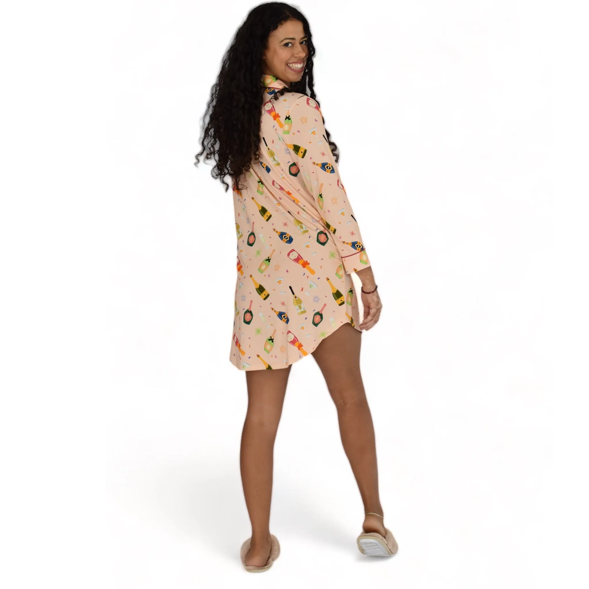 Nova Celebration Party Pajama Dress sold by Cozy Ups product image thumbnail 3