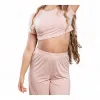 Camille Blush Crop Top & Flowy Pants sold by Cozy Ups