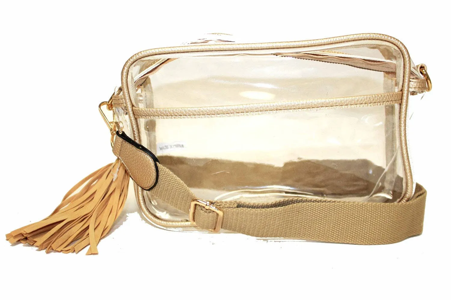 TG10223 Game Day Clear Crossbody Bag sold by Detailed Threads Boutique