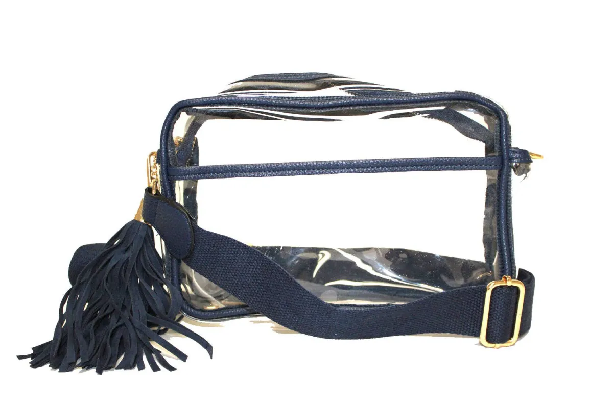 TG10223 Game Day Clear Crossbody Bag sold by Detailed Threads Boutique