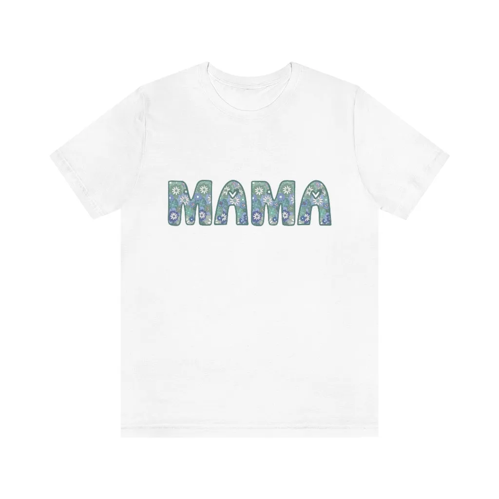 Mama Blue Tee sold by Detailed Threads Boutique