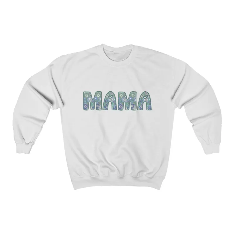 Mama Blue Crewneck Sweatshirt sold by Detailed Threads Boutique