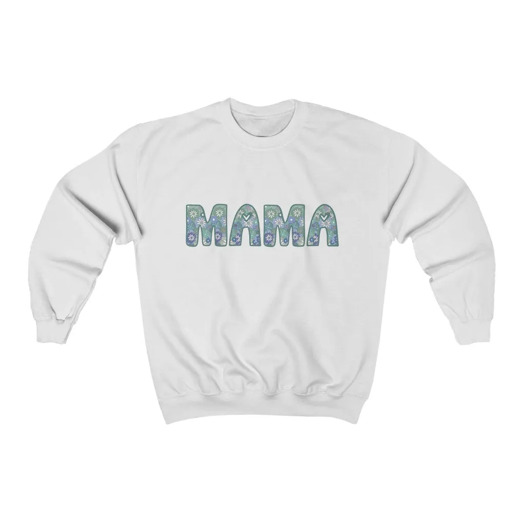 Mama Blue Crewneck Sweatshirt sold by Detailed Threads Boutique