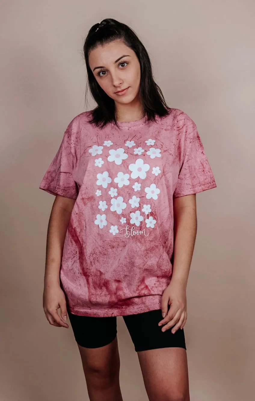 Bloom Tie Dye Tee sold by Detailed Threads Boutique product image thumbnail 3