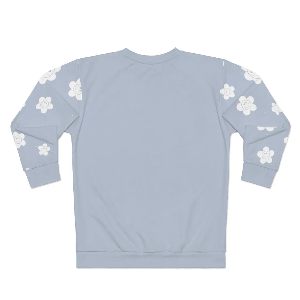 Be Kind Sunshine Lux Sweatshirt - Dusty Blue sold by Detailed Threads Boutique product image thumbnail 2