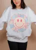 Smile & Bloom Crewneck Sweatshirt sold by Detailed Threads Boutique