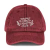 Coffee and Christmas Cheer Denim Hat sold by Detailed Threads Boutique