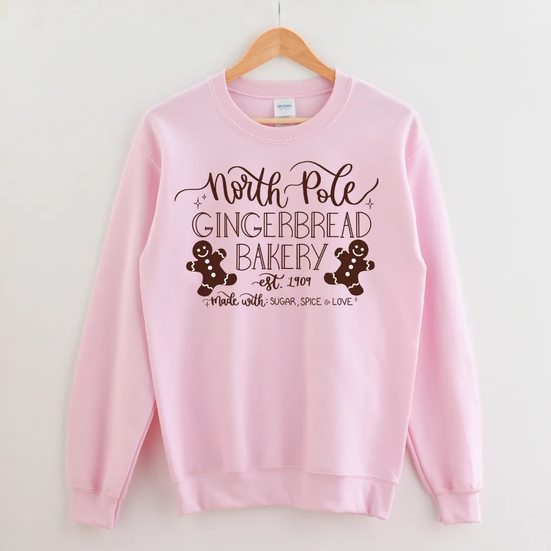 Gingerbread Bakery Crewneck Sweatshirt sold by Detailed Threads Boutique product image thumbnail 2