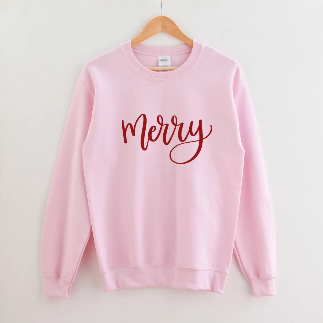 Merry Crewneck Sweatshirt sold by Detailed Threads Boutique product image thumbnail 3