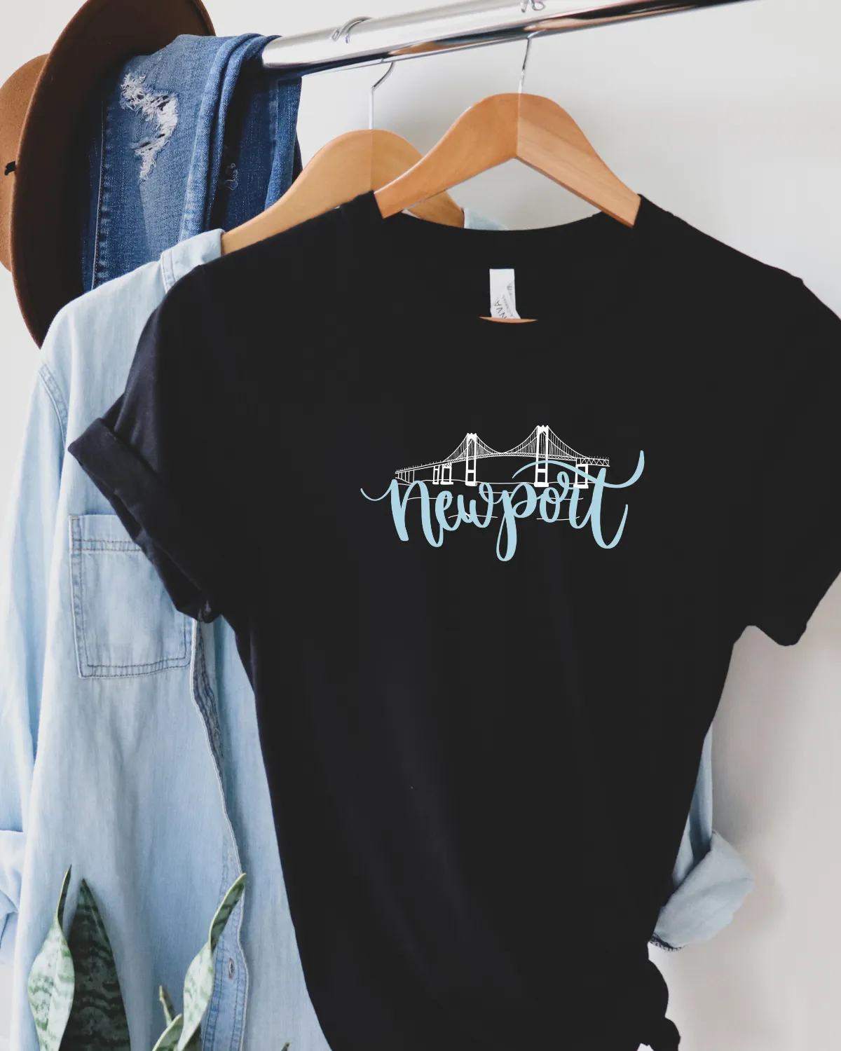 Blue Newport Tee sold by Detailed Threads Boutique product image thumbnail 2