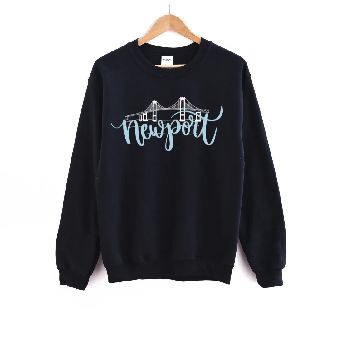 Newport Bridge Crewneck sold by Detailed Threads Boutique product image thumbnail 2
