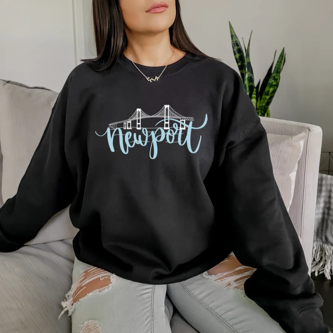 Newport Bridge Crewneck sold by Detailed Threads Boutique product image thumbnail 5