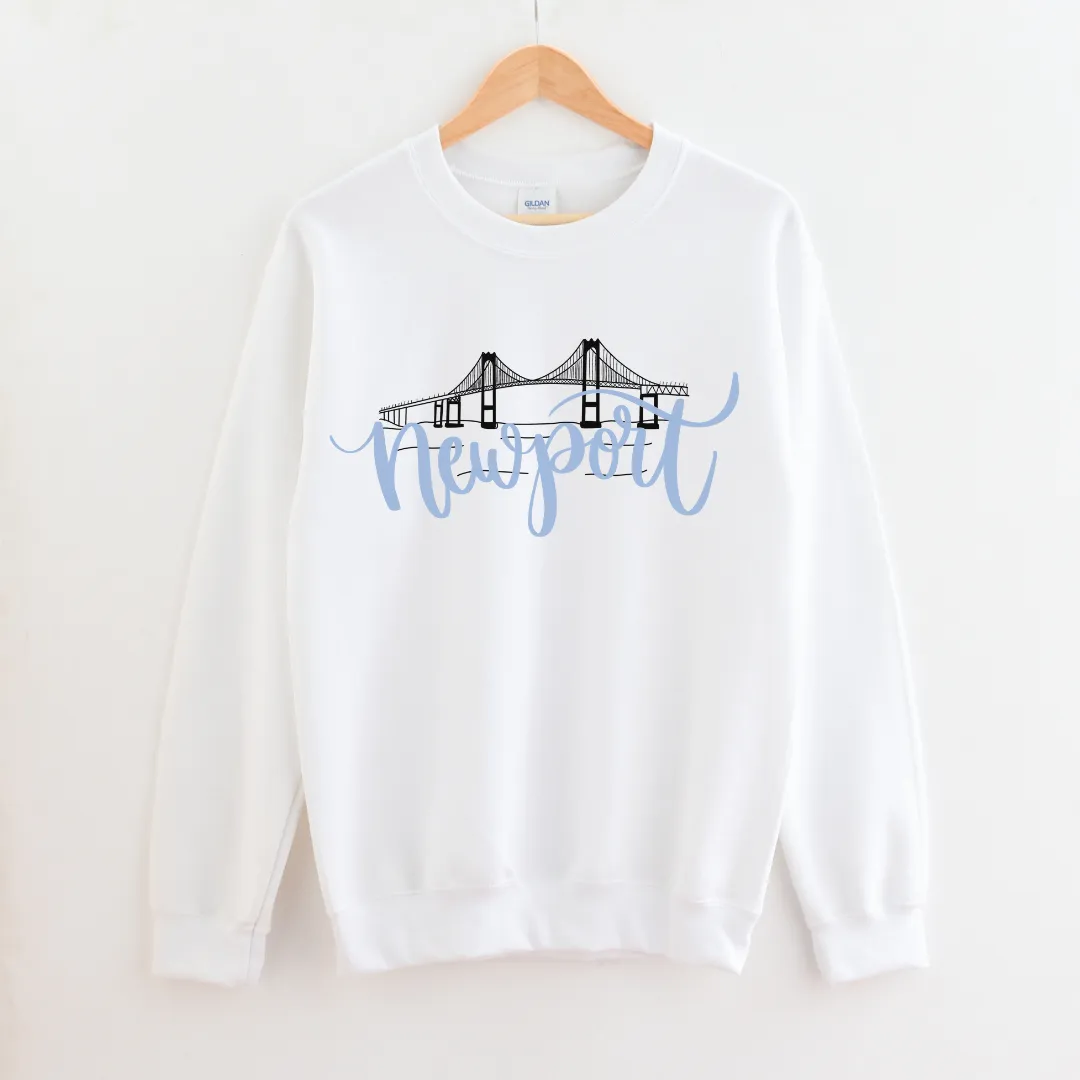 Newport Crewneck sold by Detailed Threads Boutique