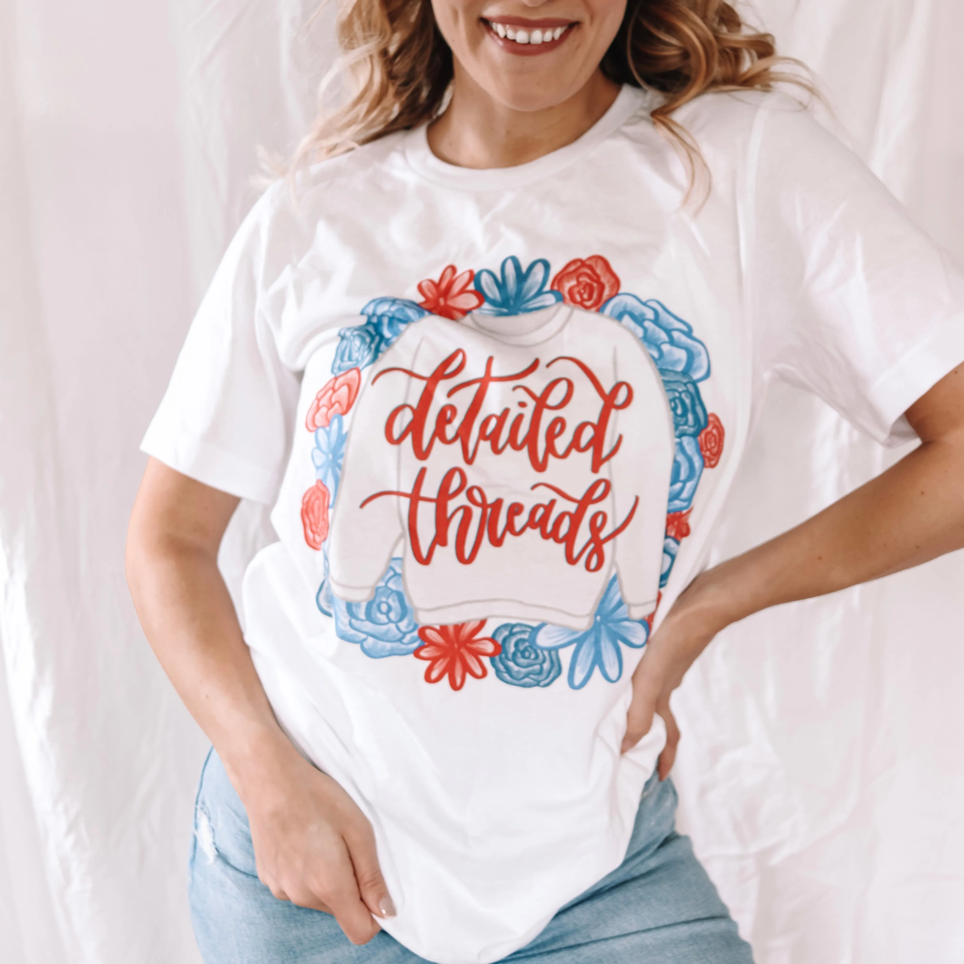 Detailed Threads Summer Logo Tee sold by Detailed Threads Boutique product image thumbnail 2