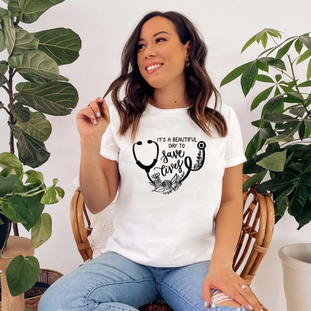 Saving Lives Tee sold by Detailed Threads Boutique