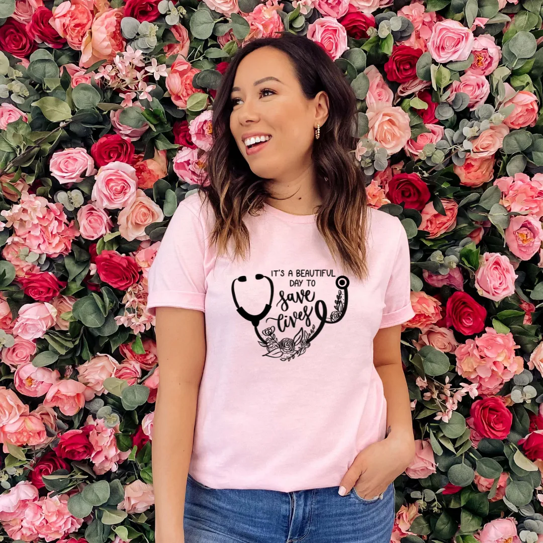 Saving Lives Tee sold by Detailed Threads Boutique product image thumbnail 3