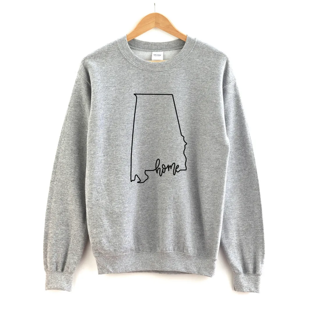 Alabama Home Sweatshirt sold by Detailed Threads Boutique product image thumbnail 2