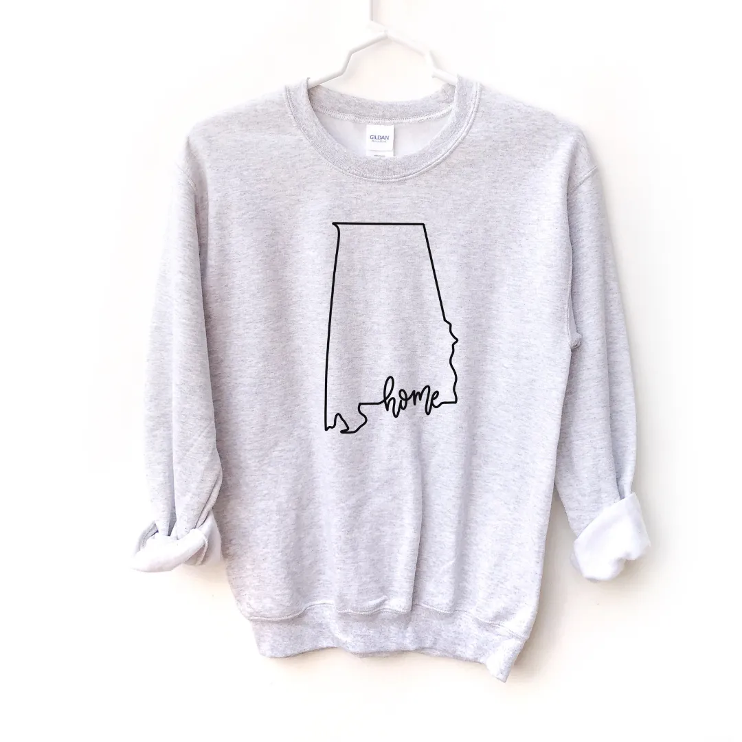Alabama Home Sweatshirt sold by Detailed Threads Boutique