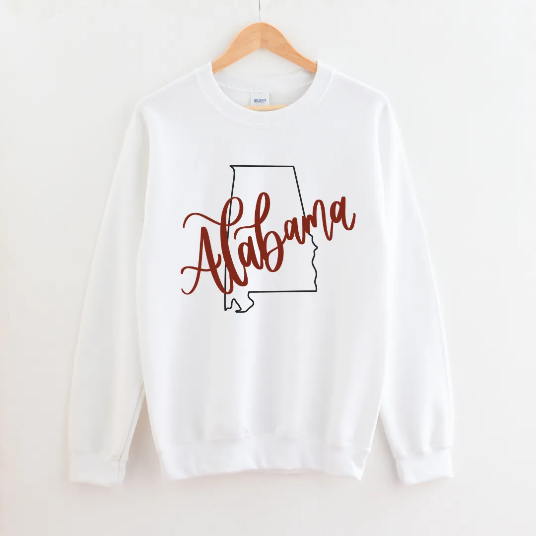 Alabama Crewneck Sweatshirt sold by Detailed Threads Boutique