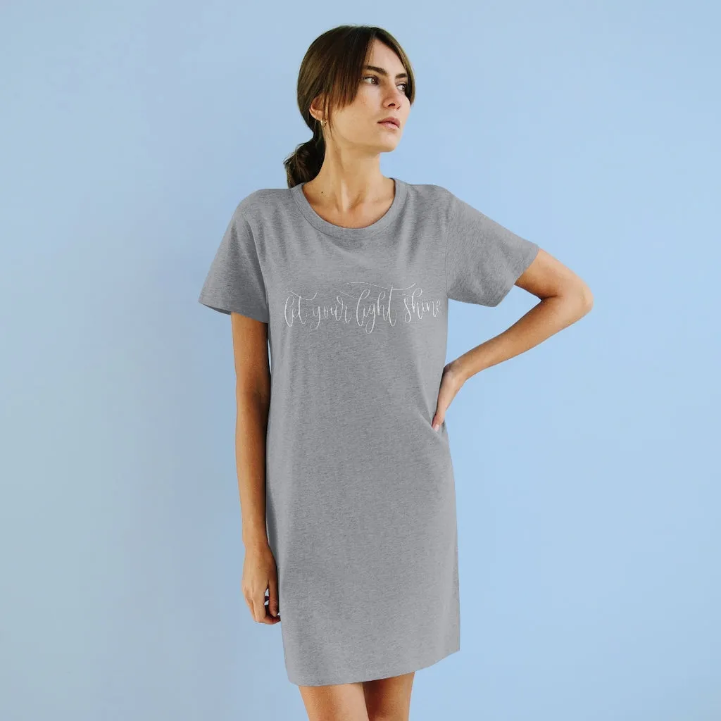 Let Your Light Shine T-Shirt Dress sold by Detailed Threads Boutique product image thumbnail 4