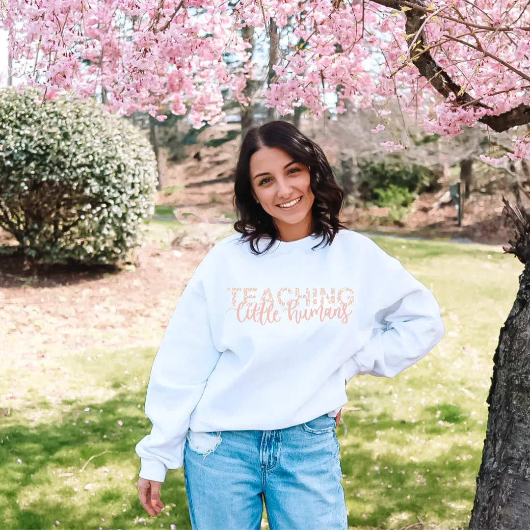 Teaching Little Humans Sweatshirt sold by Detailed Threads Boutique product image thumbnail 2