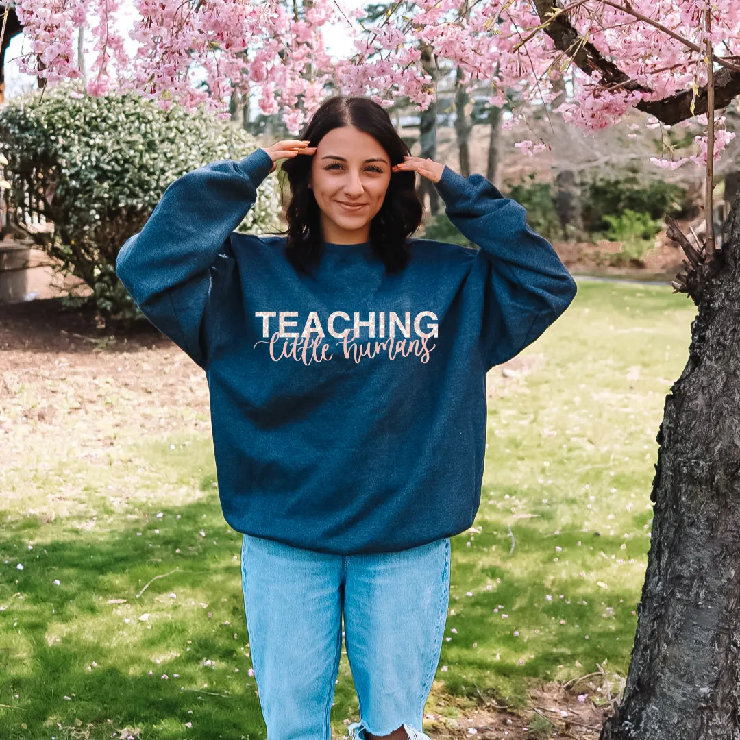 Teaching Little Humans Sweatshirt sold by Detailed Threads Boutique product image thumbnail 3