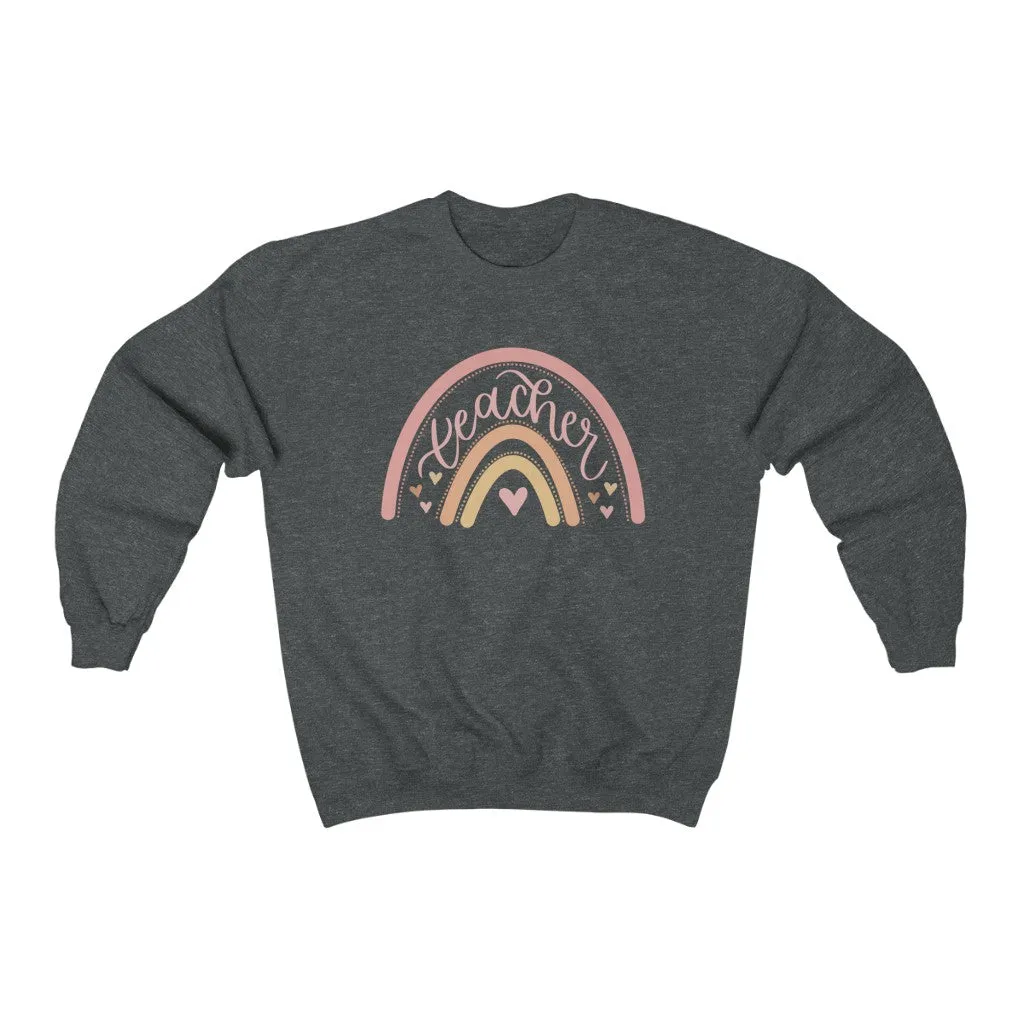 Teacher Rainbow Sweatshirt sold by Detailed Threads Boutique product image thumbnail 2