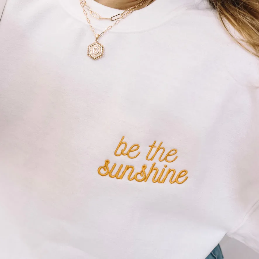 Be The Sunshine Embroidered Sweatshirt sold by Detailed Threads Boutique product image thumbnail 2