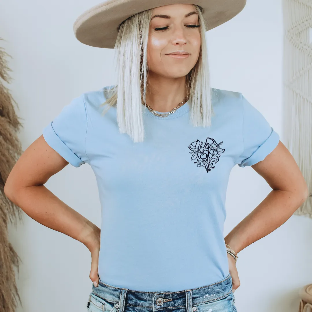 Wildflower Tee sold by Detailed Threads Boutique product image thumbnail 4
