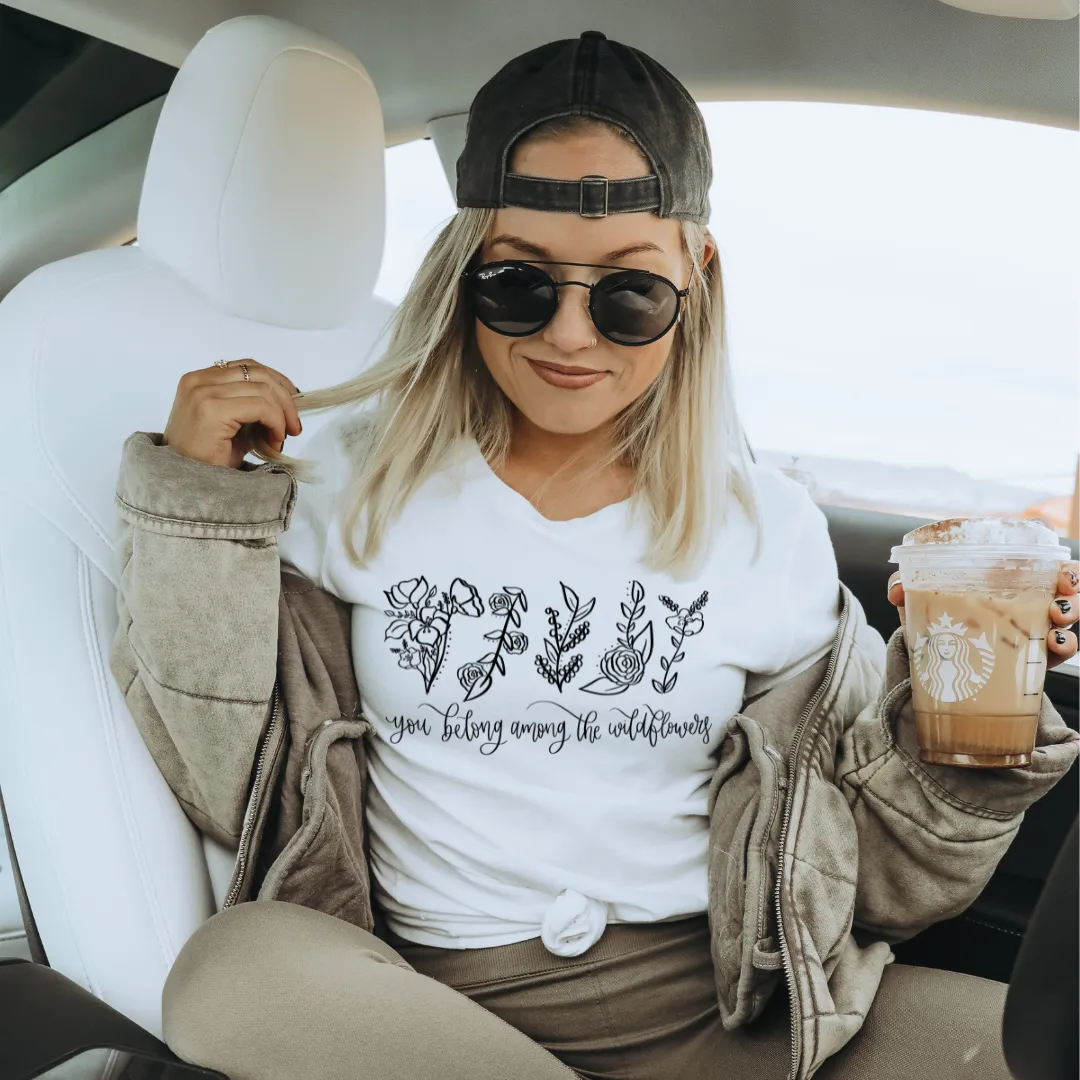 Among The Wildflowers Tee sold by Detailed Threads Boutique product image thumbnail 5