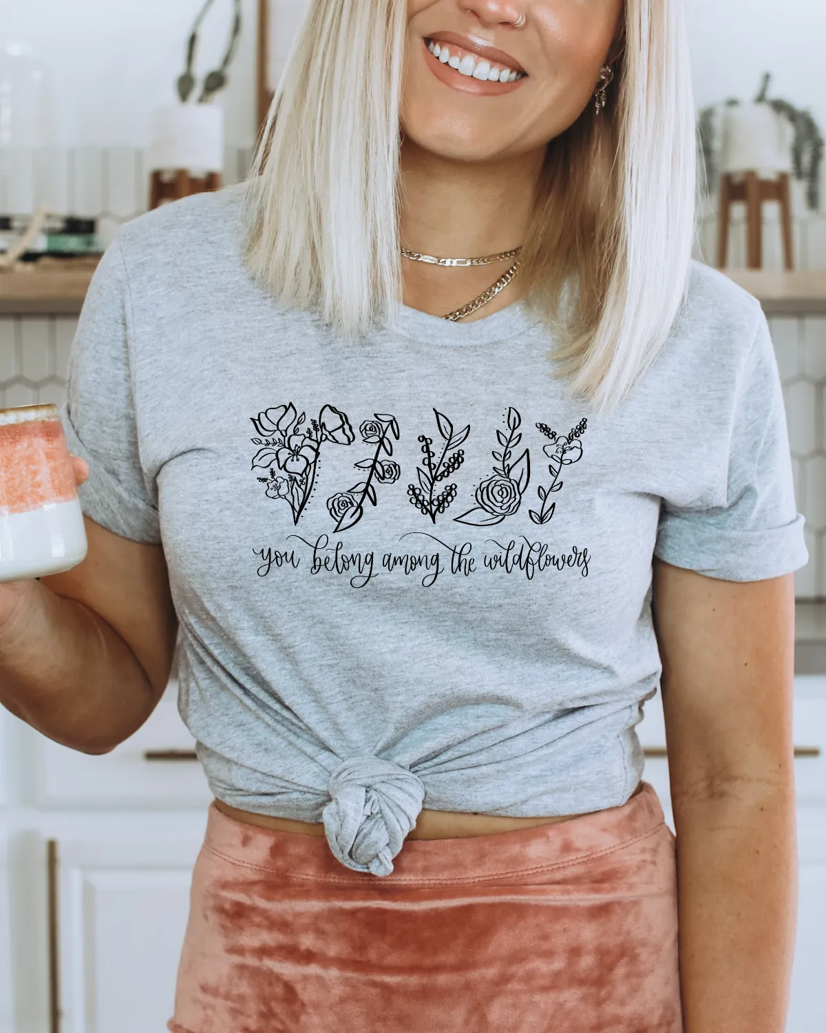 Among The Wildflowers Tee sold by Detailed Threads Boutique product image thumbnail 3