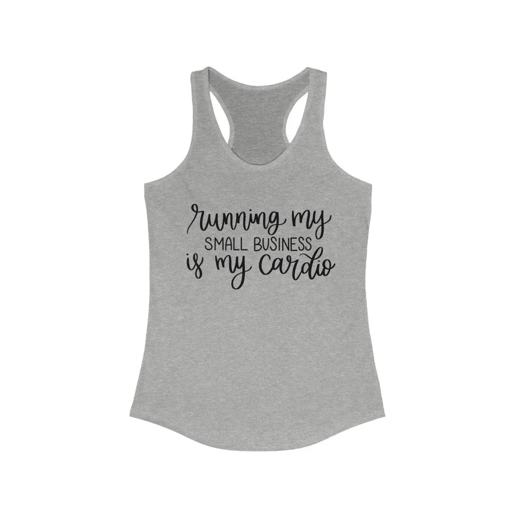Running My Business Is My Cardio Tank sold by Detailed Threads Boutique