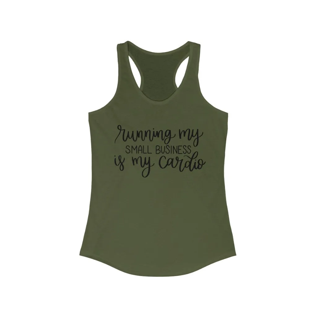 Running My Business Is My Cardio Tank sold by Detailed Threads Boutique product image thumbnail 2