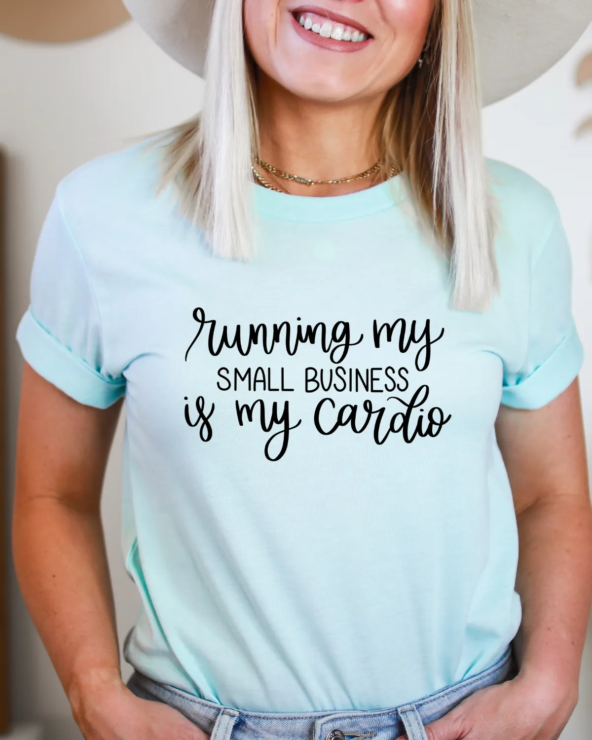 Running My Business Is My Cardio Tee sold by Detailed Threads Boutique product image thumbnail 2
