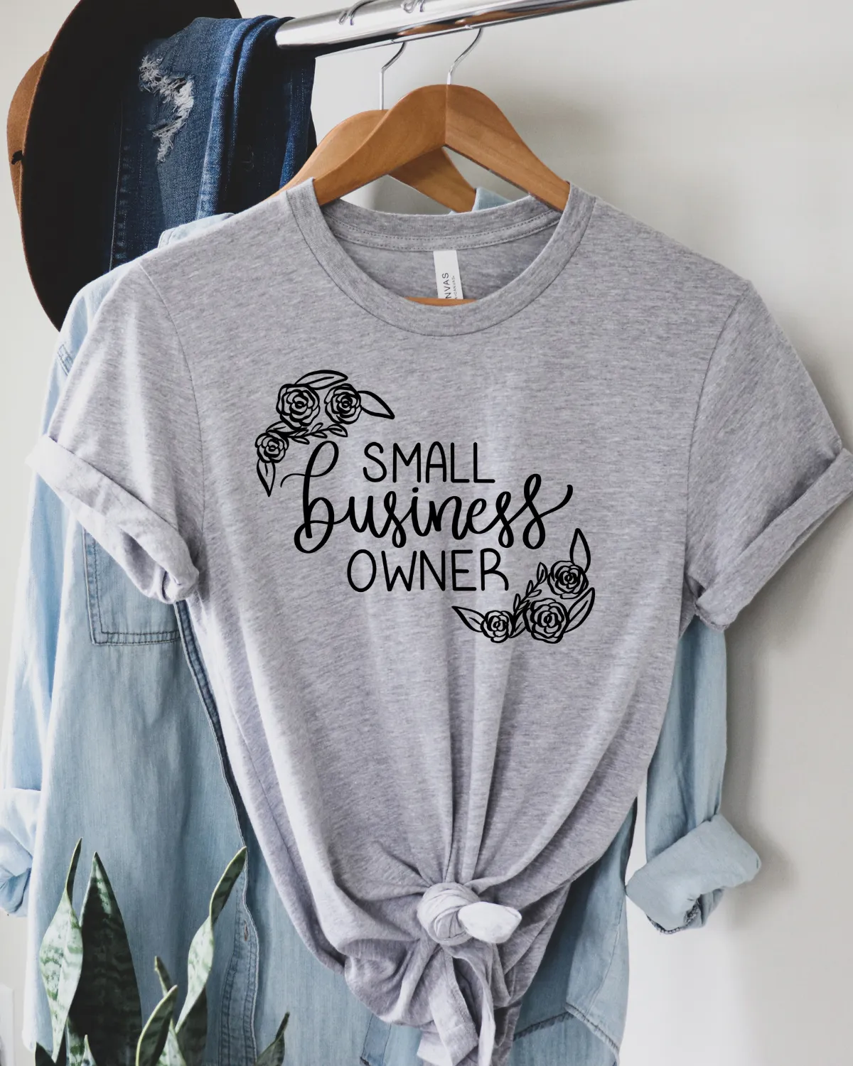 Small Business Owner Flower Tee sold by Detailed Threads Boutique product image thumbnail 5