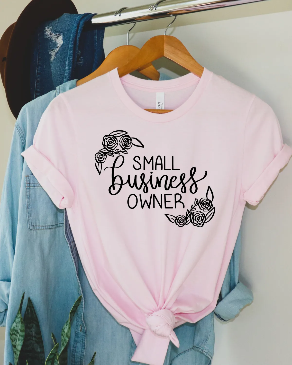 Small Business Owner Flower Tee sold by Detailed Threads Boutique product image thumbnail 2