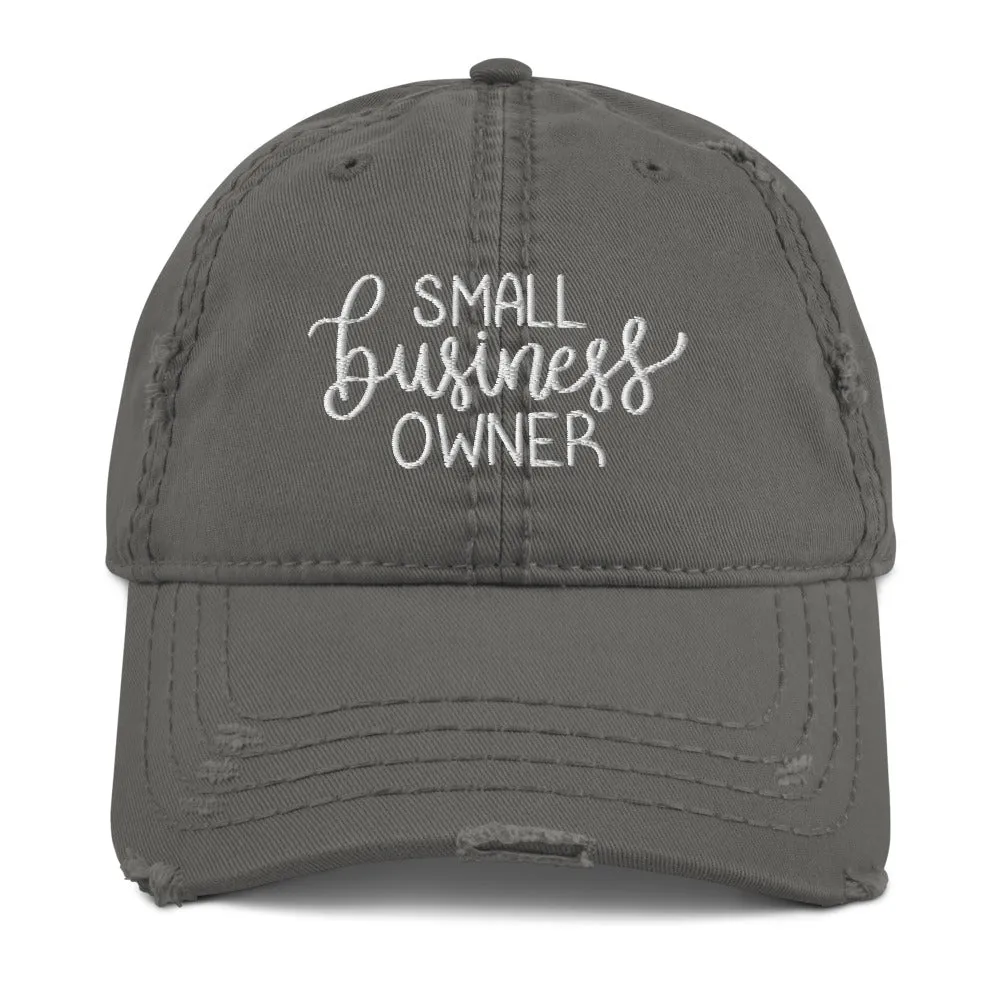 Small Business Owner Distressed Hat sold by Detailed Threads Boutique product image thumbnail 3