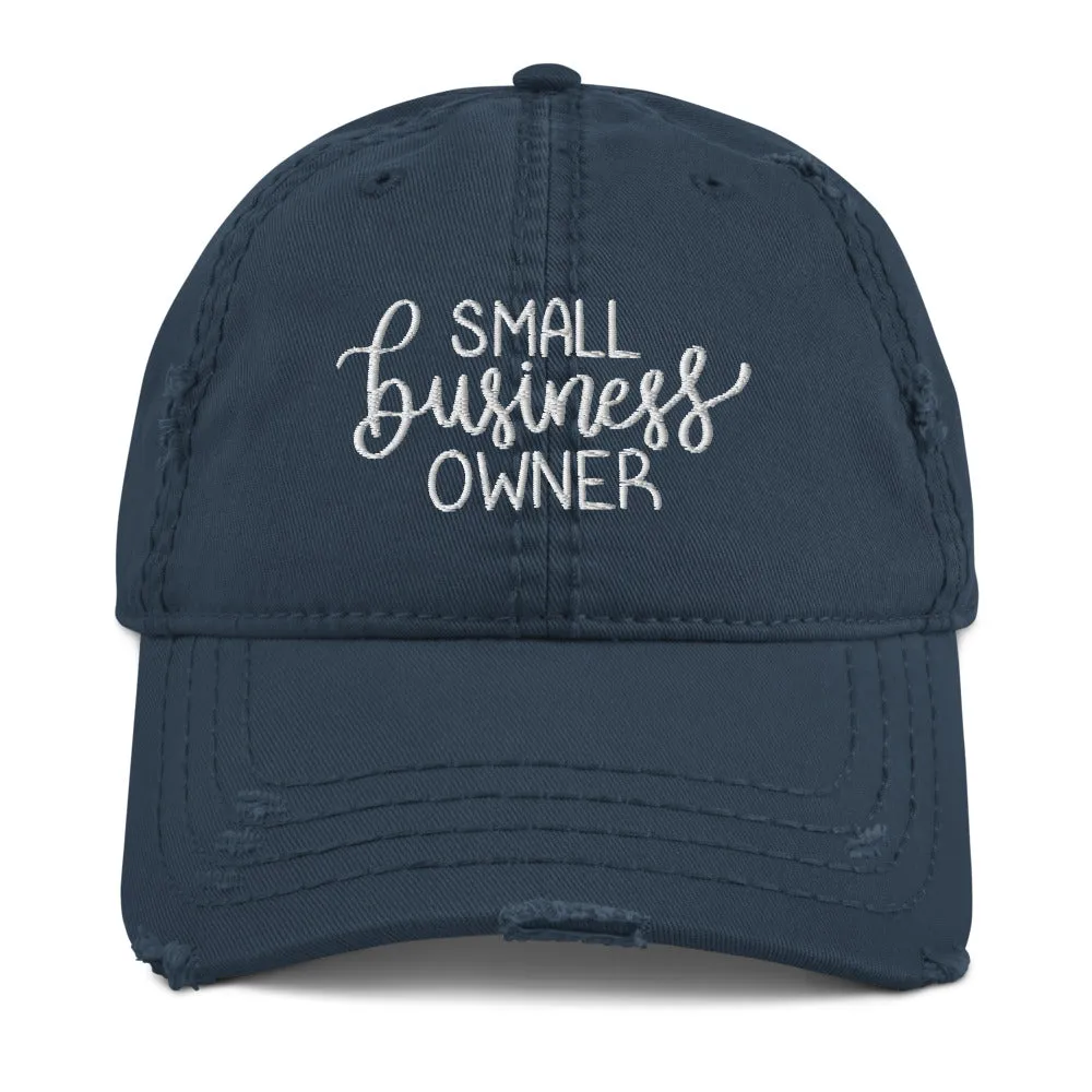 Small Business Owner Distressed Hat sold by Detailed Threads Boutique