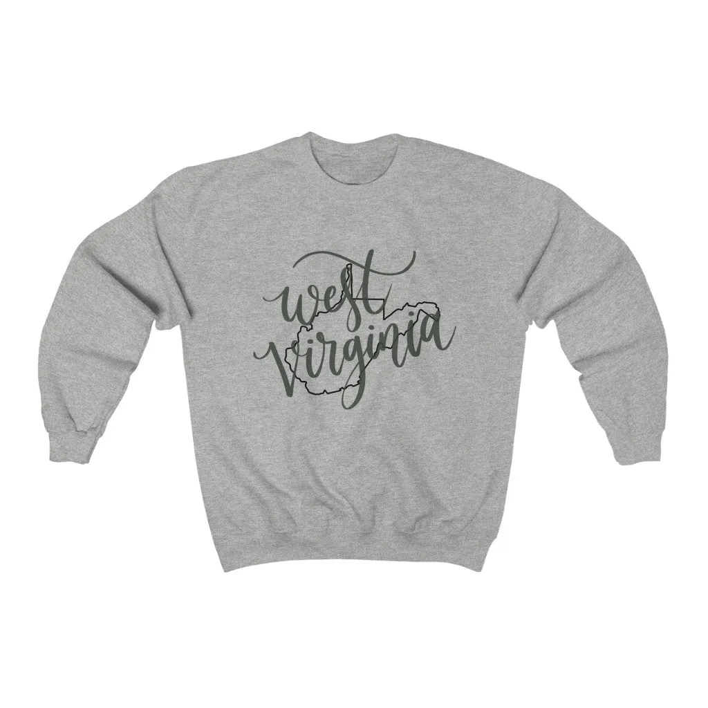 West Virginia Crewneck Sweatshirt sold by Detailed Threads Boutique product image thumbnail 2