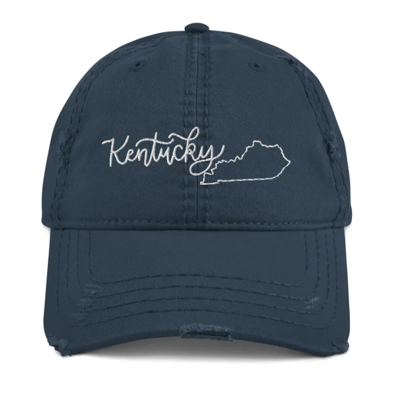 Kentucky Distressed Hat sold by Detailed Threads Boutique