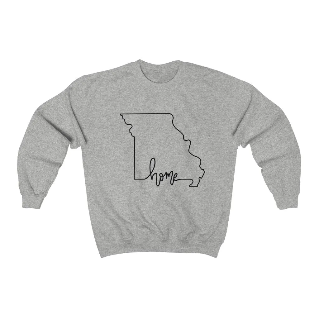 Missouri Home Crewneck Sweatshirt sold by Detailed Threads Boutique